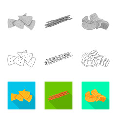 Vector illustration of Oktoberfest and bar icon. Set of Oktoberfest and cooking vector icon for stock.