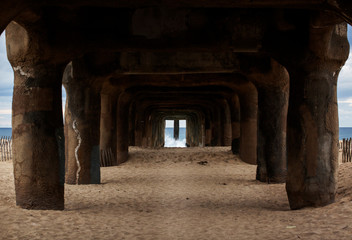 Under the Pier in Manhattan Beach Horizontal