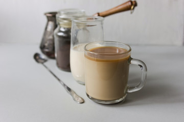 make coffee, cup of coffee, drink coffee, pour the coffee