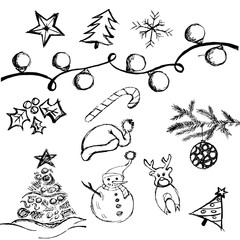 christmas doodles