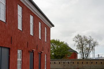 Scene frem Tre Kroner fortress located in Copenhagen Denmark