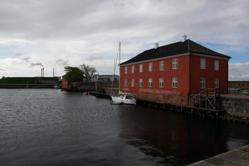 Naklejka premium Scene frem Tre Kroner fortress located in Copenhagen Denmark