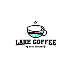 Lake View Coffee Logo Design Inspiration