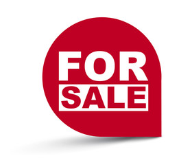 red vector banner for sale