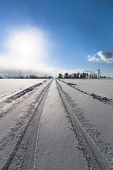 北海道の冬・雪景色