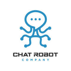 robot chat logo