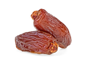 Dates fruit isolated on a white background