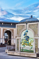 Obraz premium Famous square market in Versailles city center
