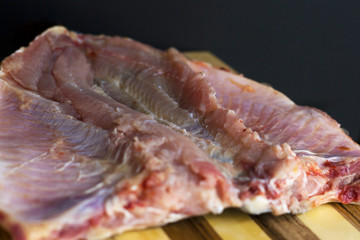 dried fish in the cut,stockfish carp