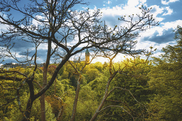 View over the Petrusse valley in Luxembourg city