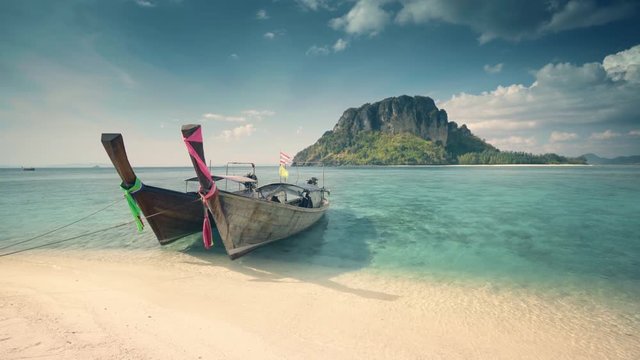 Poda island in Krabi, Thailand