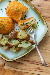 Cheese Broccoli Stuffed Chicken