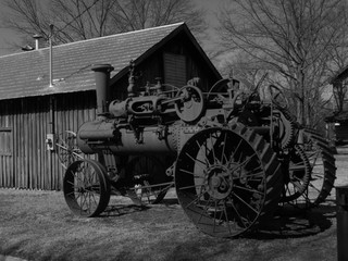 Fototapeta na wymiar Antique Tractor