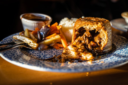 Classic Steak And Ale Pie, England
