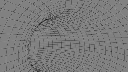 Obraz premium Abstract vector wireframe landscape. Abstract mesh background. Polygonal mountains. Vector illustration.