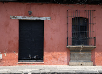 doorways and entries in Antigua Guatemala
