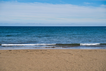 Ocean coast on Lanzarote, Canary Islands, Spain