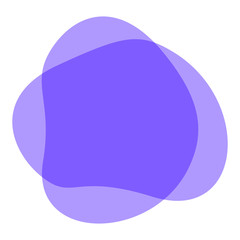 purple free shapes geometric for banner background, simple liquid stain brush flat blob for label ad copy space, fluid spot template for logo graphic, simple ad banner colored gradient free shape wave