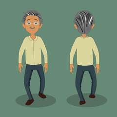 Naklejka premium Anciano