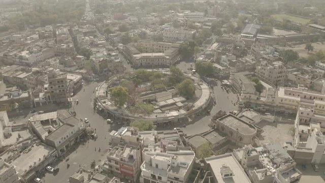 Ajmer, India, 4k aerial drone footage, ungraded/flat