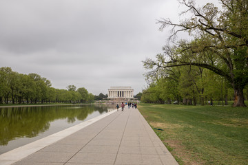 Lincoln Memorial panoramic view