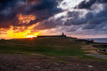 Fototapeta premium Castillo San Felipe del Morro San Juan