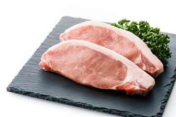 豚ロース　切身　Pork loin thick cut fillet