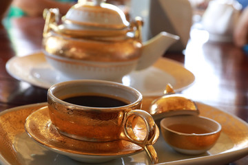 Kopi luwak or civet coffee, is coffee that includes partially digested coffee cherries, eaten and defecated by the Asian palm civet