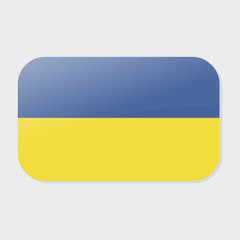 square with ukraine flag vector symbol illustration