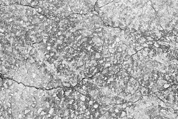 Abstract old white dirty dark cement wall background on ground texture.
