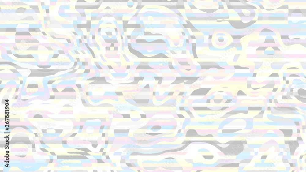 Poster moving and transforming abstract geometric footage. looping video.
