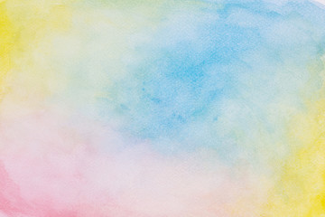 Abstract watercolor background, Colorful watercolor hand paint design banners