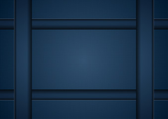 Dark blue abstract corporate tech background