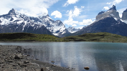 lake in mountains