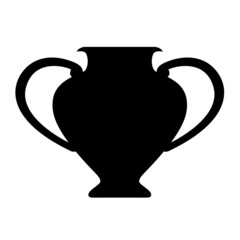 Amphora icon. Ancient vase, vial or clay jug. Vector Illustration