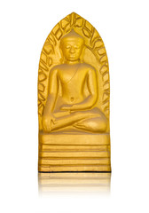 Buddha statue isolated on white background