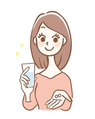 薬　サプリ　女性