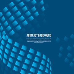blue tech background template vector