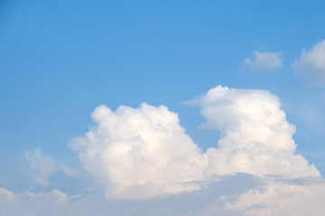 Blue sky and white clouds