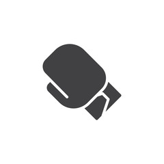 Boxing glove vector icon. filled flat sign for mobile concept and web design. Boxing sport glyph icon. Symbol, logo illustration. Pixel perfect vector graphics