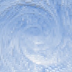 Swirl 3d cube motion abstract,  whirlpool circle.