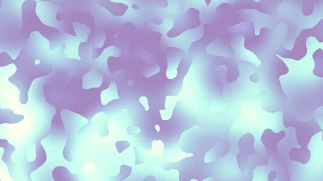Moving random wavy texture. Psychedelic animated background. Transform abstract curved shapes. Looping footage.