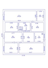 Floor plan 2d. Black&white floor plan. Floorplan. Blueprint.