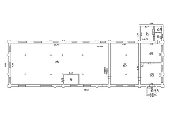 Floor plan 2d. Black&white floor plan. Floorplan. Blueprint.