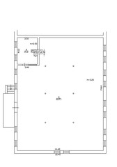 Floor plan 2d. Black&white floor plan. Floorplan. Blueprint.