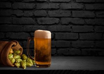 background of barrel and worn old table of wood