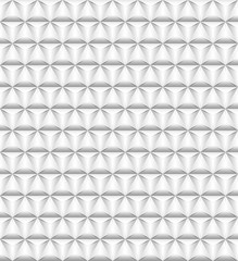 Volume realistic texture, gray 3d Triangle geometric pattern