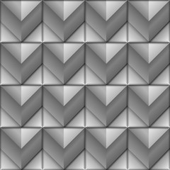 Obraz premium Volume realistic texture, gray 3d Cubes squares geometric pattern