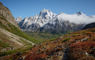 Obraz premium Mountains range Kodar in Transbaikalia, Eastern Siberia