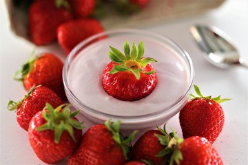 strawberries and cream